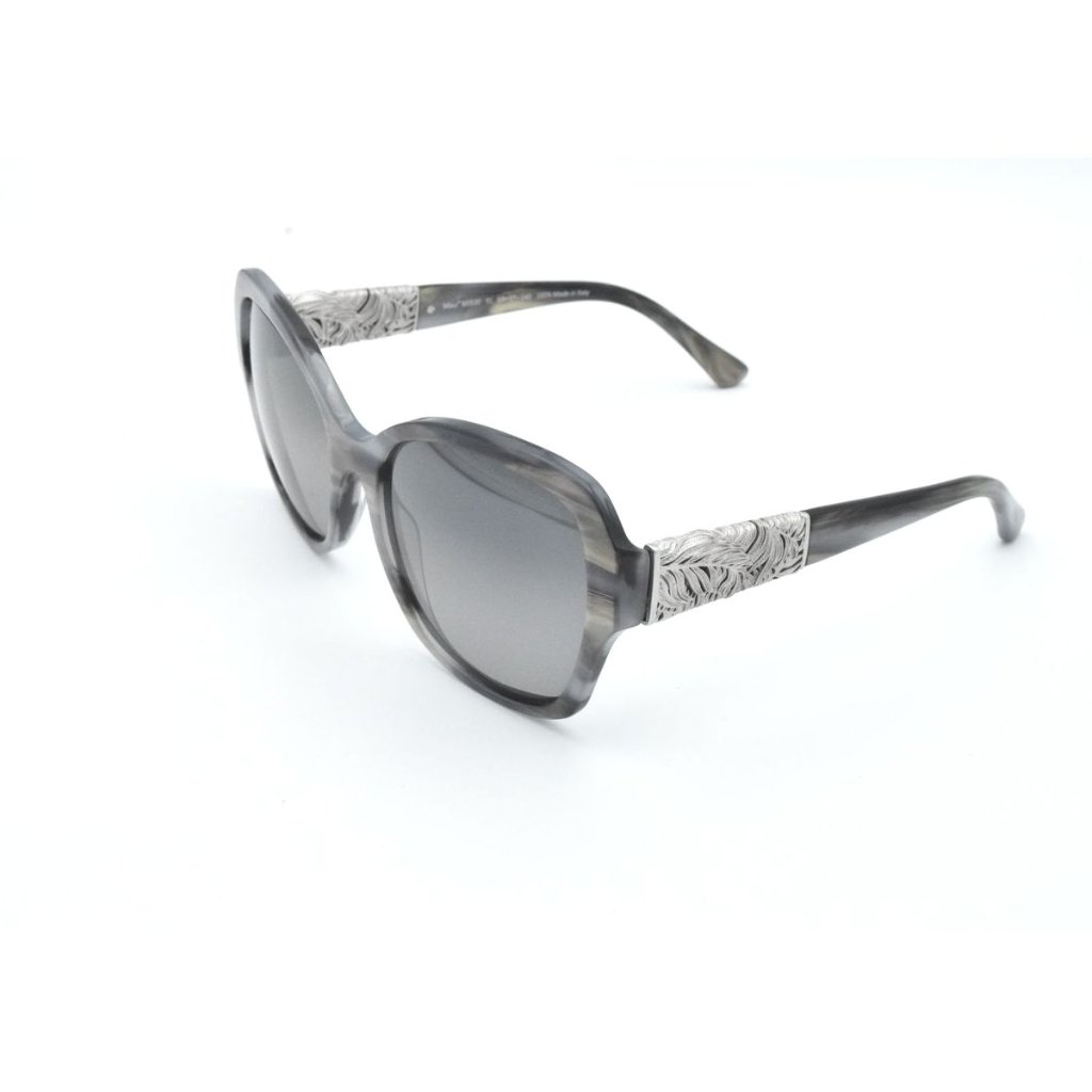 Maui Jim Swaying Palms Mj 530-91 Blue Grey Pearl White Gold / Neutral Grey Polar